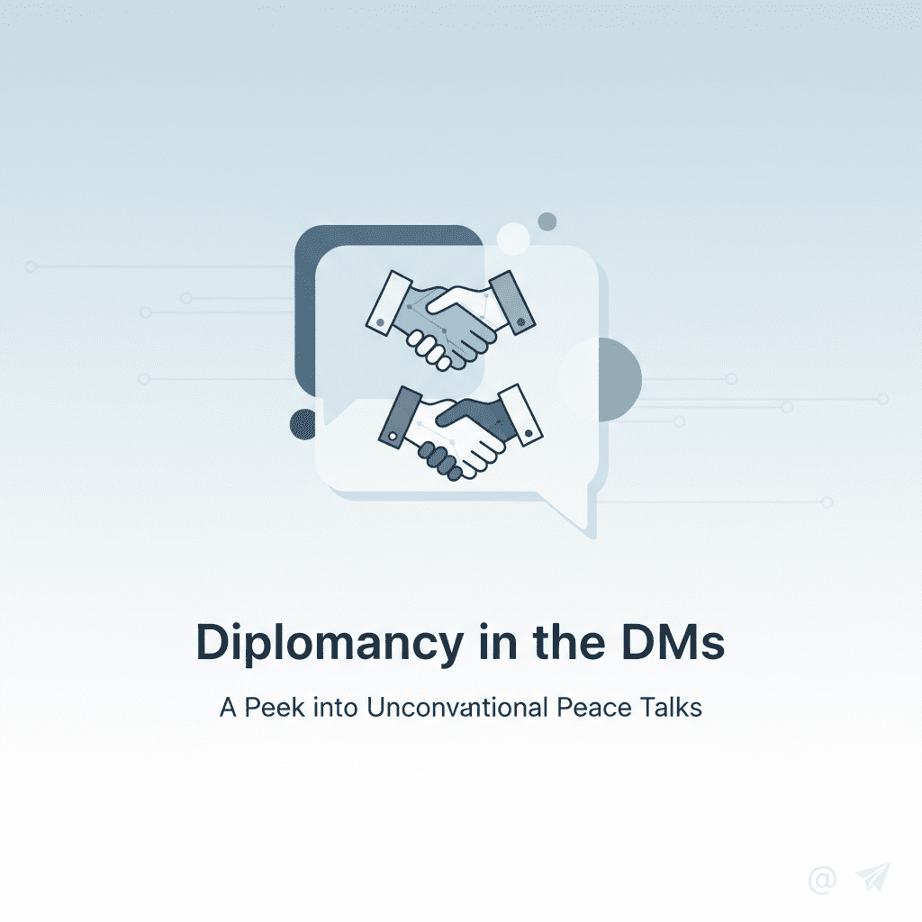 Diplomacy in the DMs: A Peek into Unconventional Peace Talks