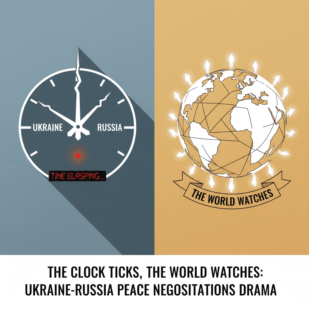 The Clock Ticks, The World Watches: Ukraine-Russia Peace Negotiations Drama