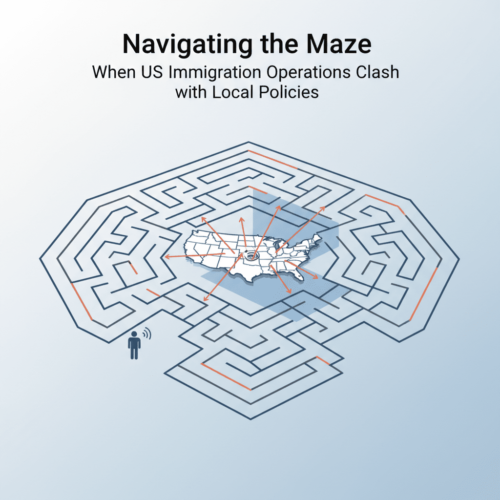 Navigating the Maze: When US Immigration Operations Clash with Local Policies