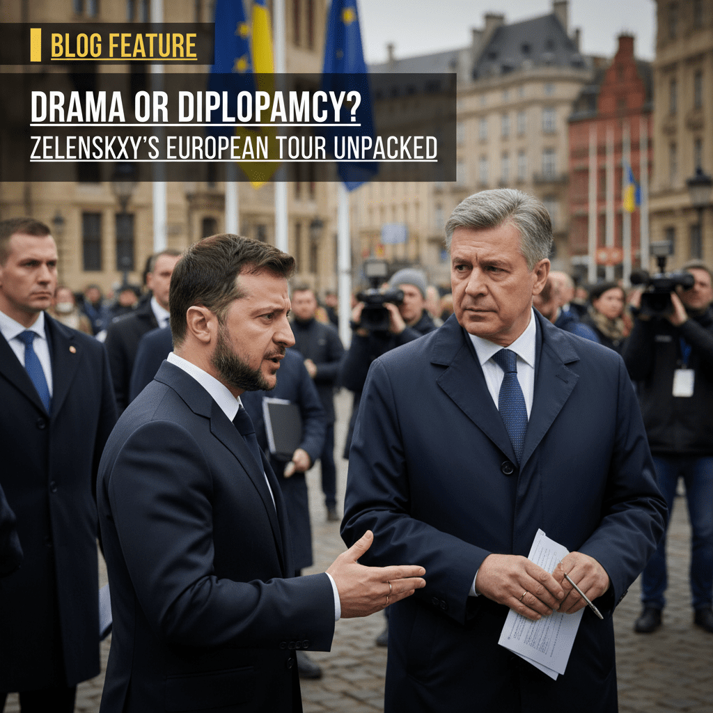 Drama or Diplomacy? Zelensky’s European Tour Unpacked