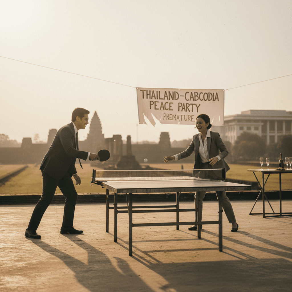 Diplomatic Ping-Pong: The Curious Case of Thailand-Cambodia’s Premature Peace Party