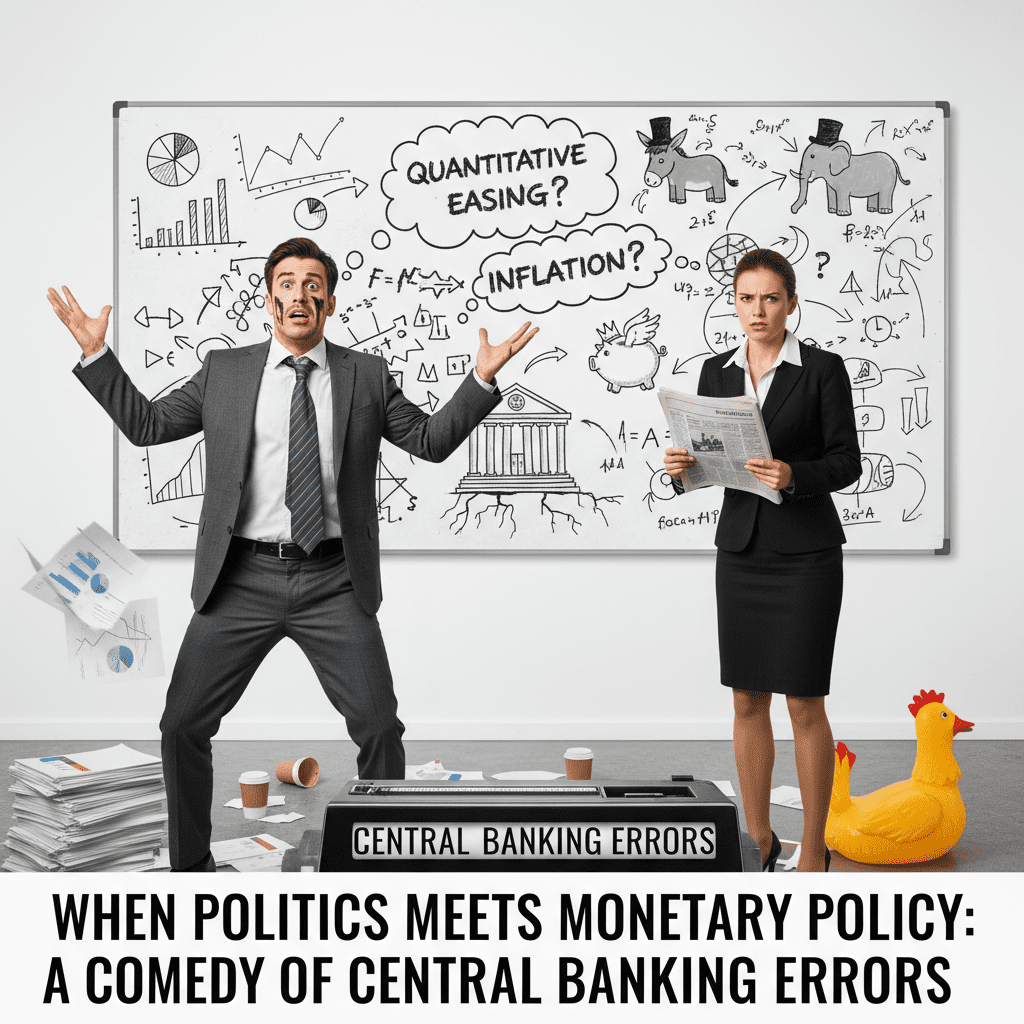 When Politics Meets Monetary Policy: A Comedy of Central Banking Errors