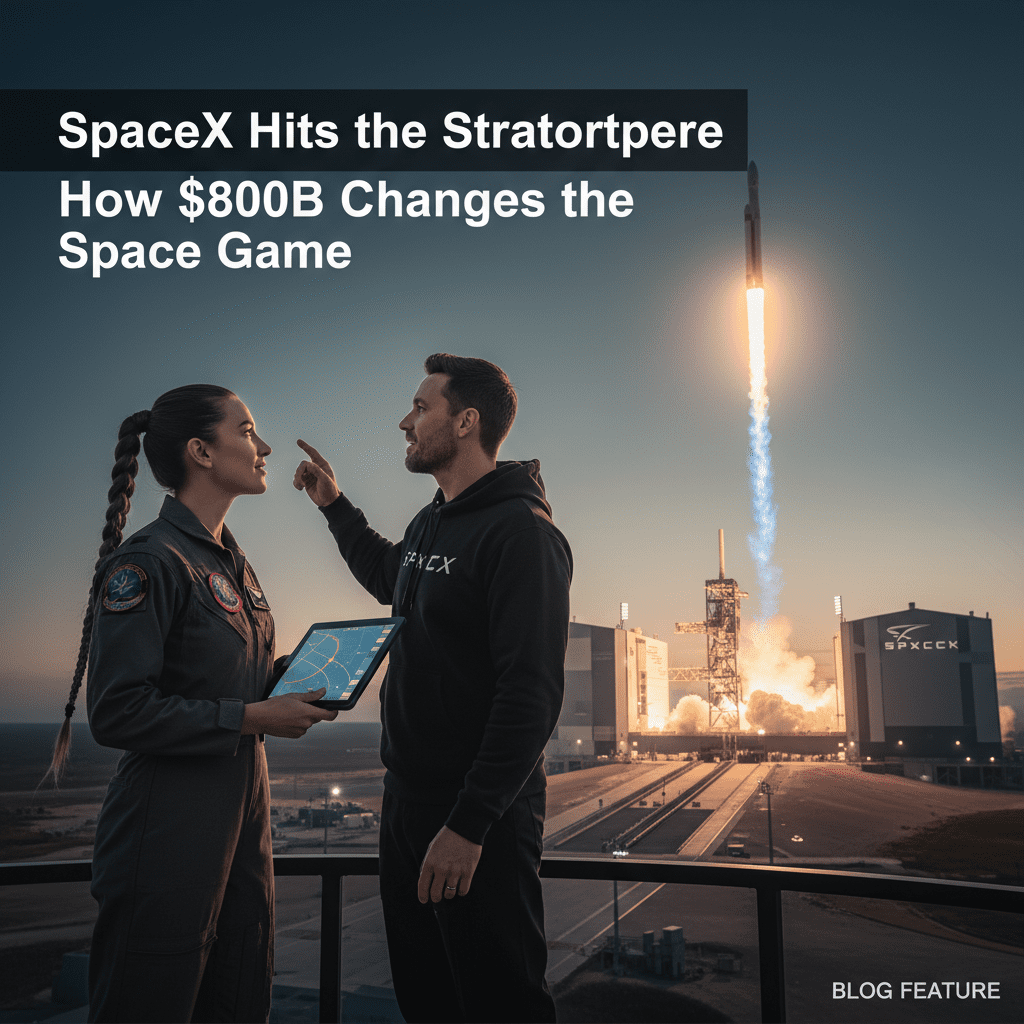SpaceX Hits the Stratosphere: How $800B Changes the Space Game