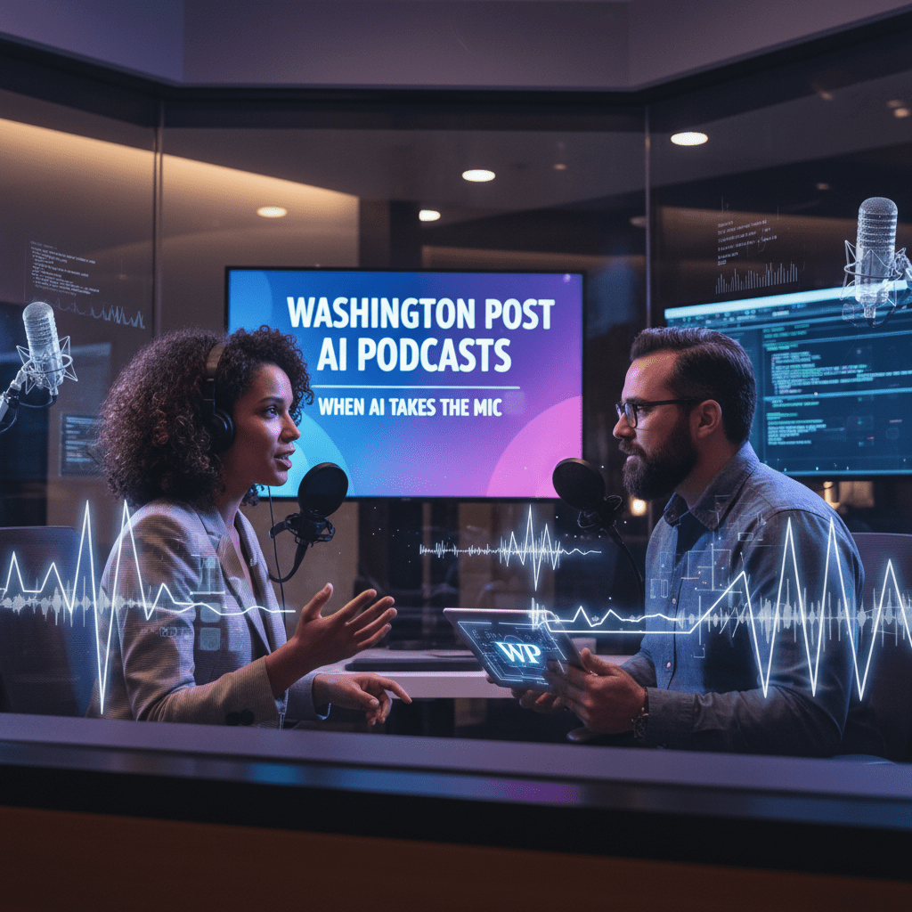 When AI Takes the Mic: The Curious Charms of Washington Post’s AI Podcasts
