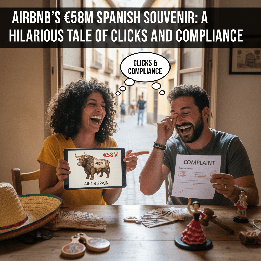 Airbnb’s €58M Spanish Souvenir: A Hilarious Tale of Clicks and Compliance