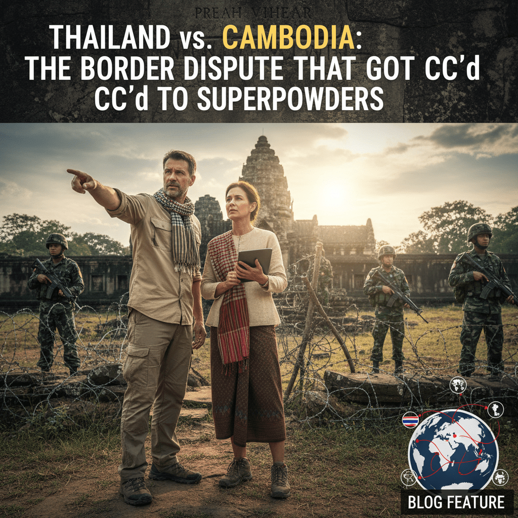 Thailand vs. Cambodia: The Border Dispute That Got CC’d to Superpowers