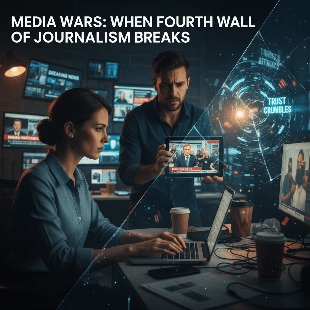 Media Wars: When the Fourth Wall of Journalism Breaks