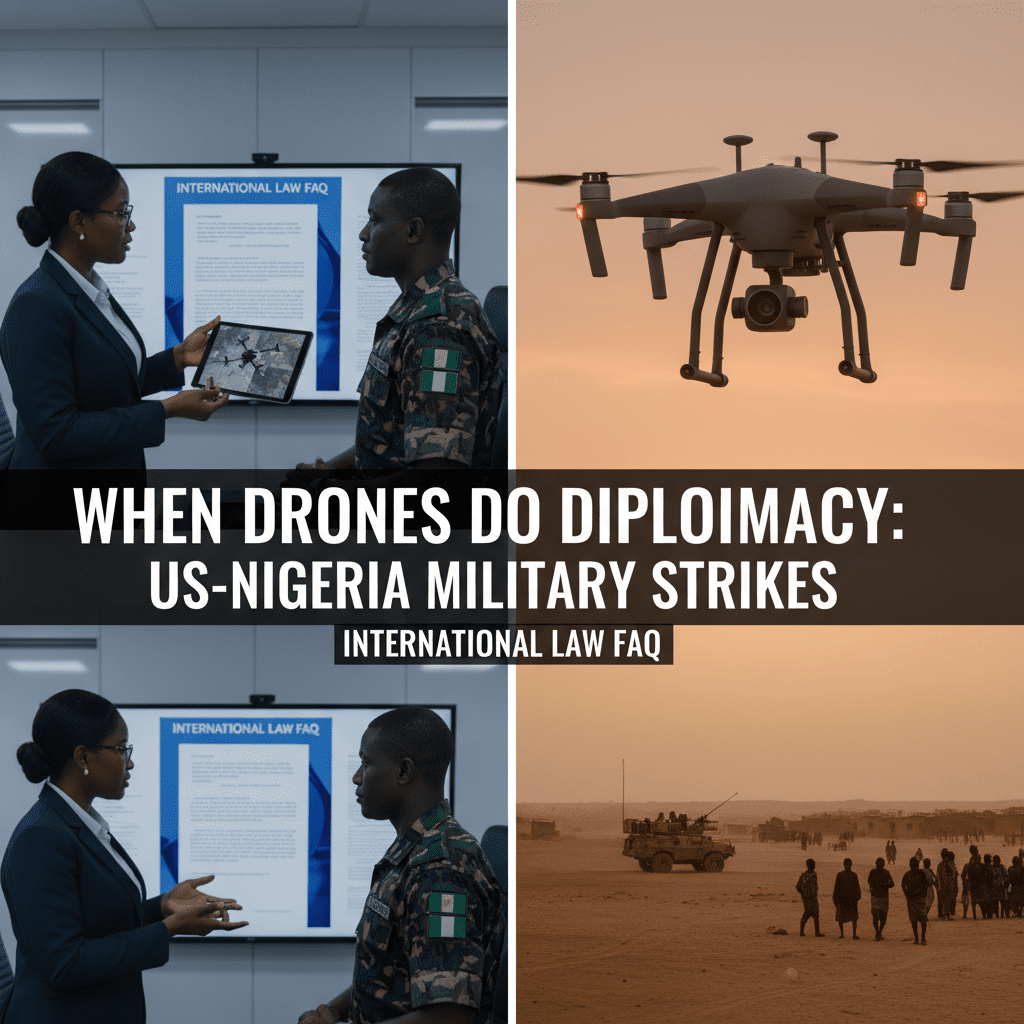 When Drones Do Diplomacy: US-Nigeria Military Strikes and the International Law FAQ