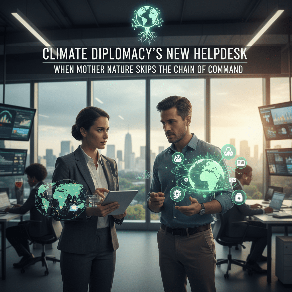 Climate Diplomacy’s New Helpdesk: When Mother Nature Skips the Chain of Command