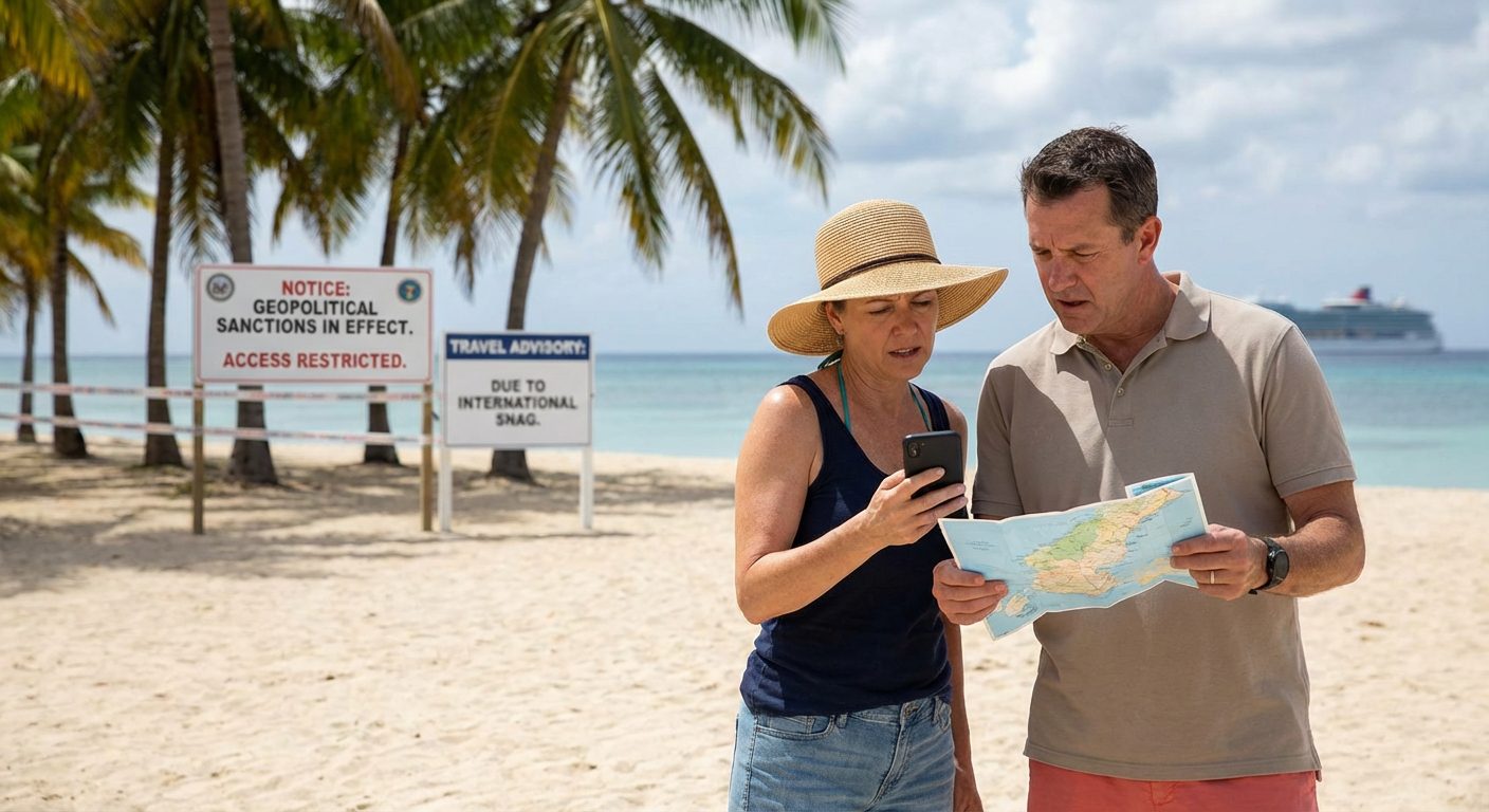Sun, Sand, and Sanctions: When Your Caribbean Vacation Hits a Geopolitical Snag
