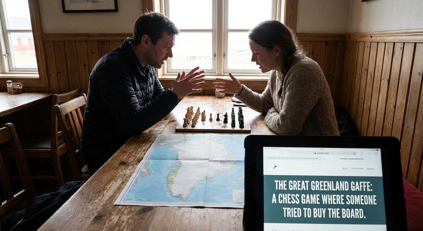 The Great Greenland Gaffe: A Chess Game Where Someone Tried to Buy the Board
