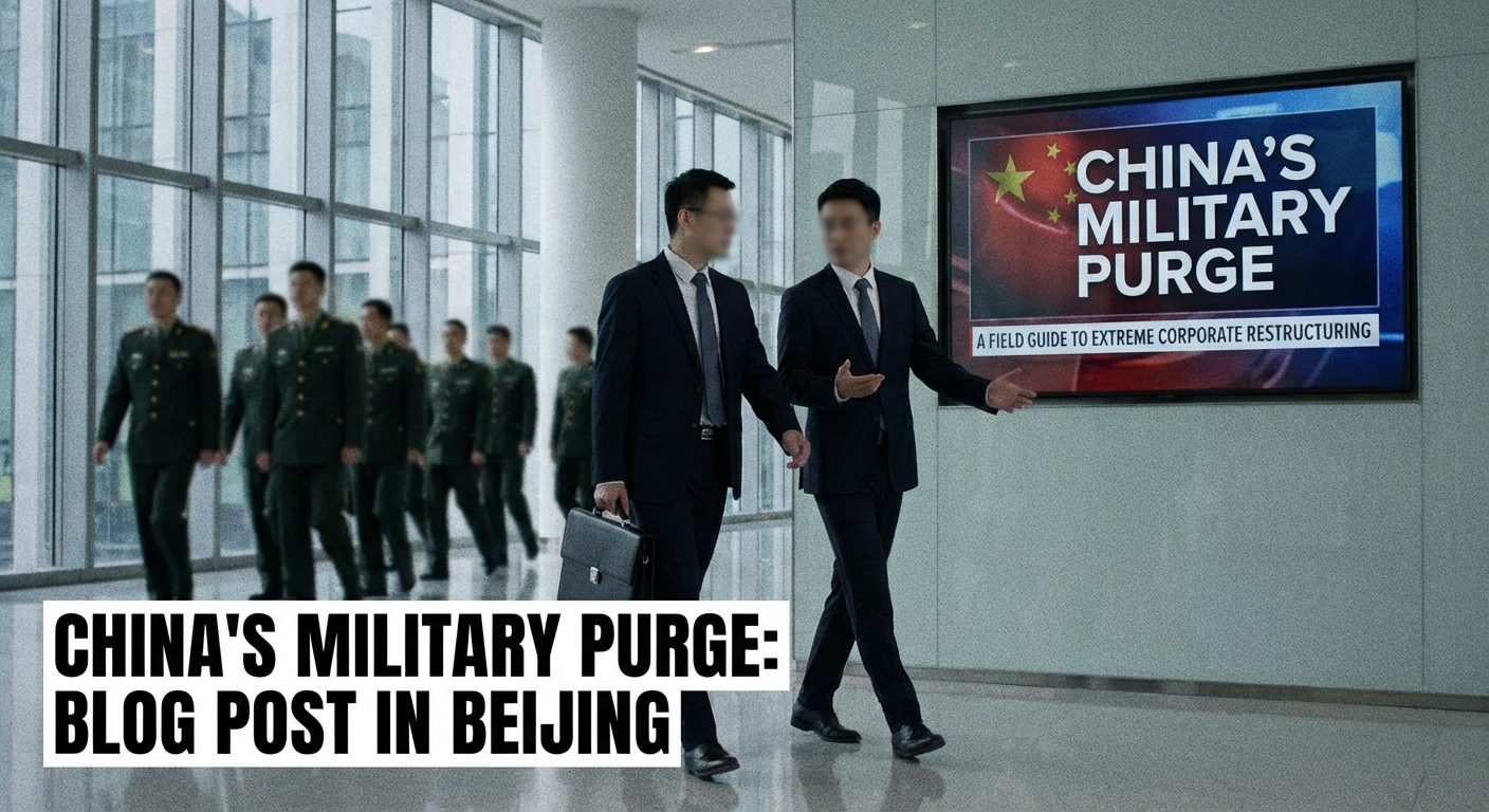 China’s Military Purge: A Field Guide to Extreme Corporate Restructuring