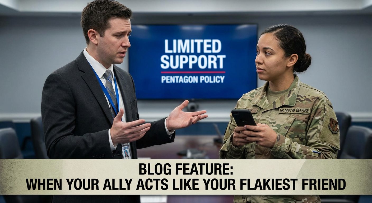 Pentagon’s ‘Limited Support’: When Your Ally Acts Like Your Flakiest Friend