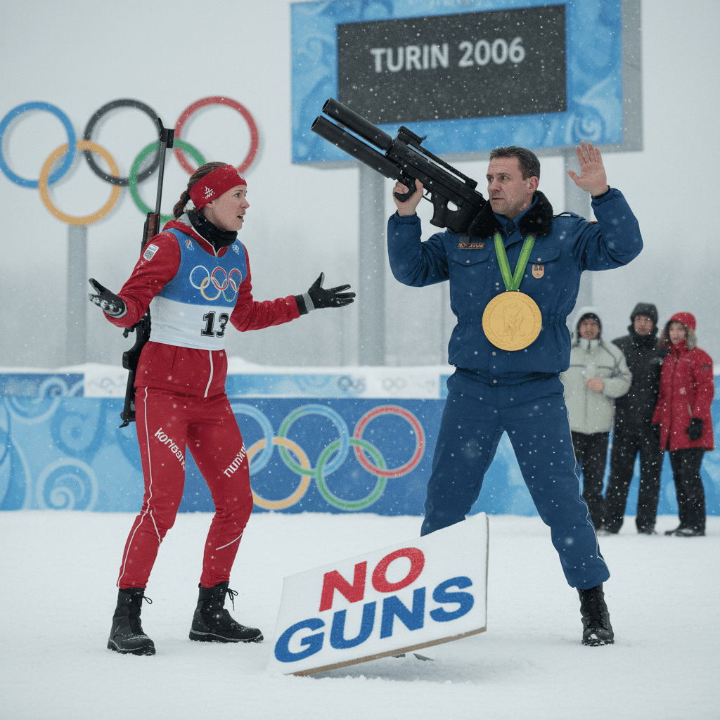 Firearms and Faux Pas: The Great Olympic Standoff in Turin
