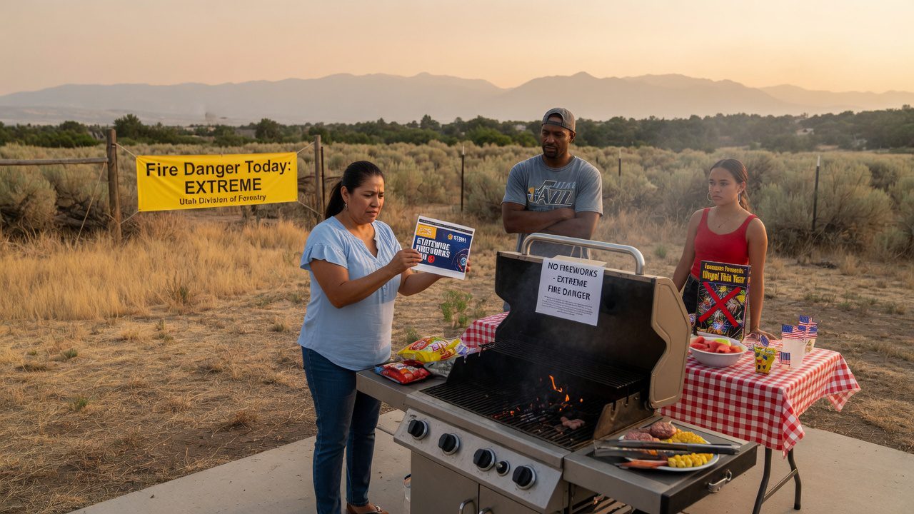 Utah Bans July 4th Fireworks: Wildfire Risks Crash BBQ Plans