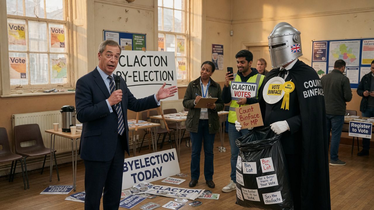Farage vs Count Binface: UK’s Weirdest Byelection