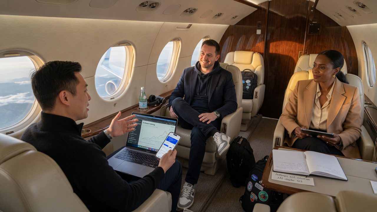 How AI Tech Bros Spark Private Jet Boom: Why It Matters