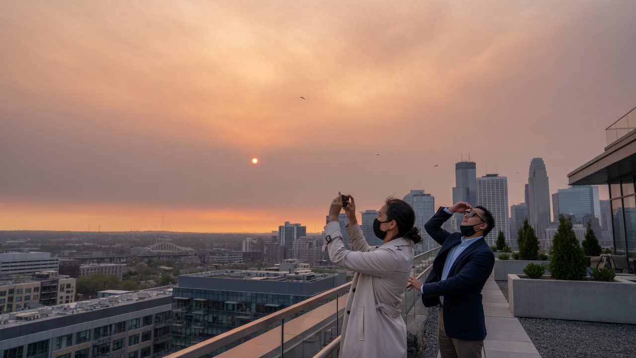 Canadian Wildfire Smoke Spreading Midwest East Coast Tests Tech Infrastructure Resilience