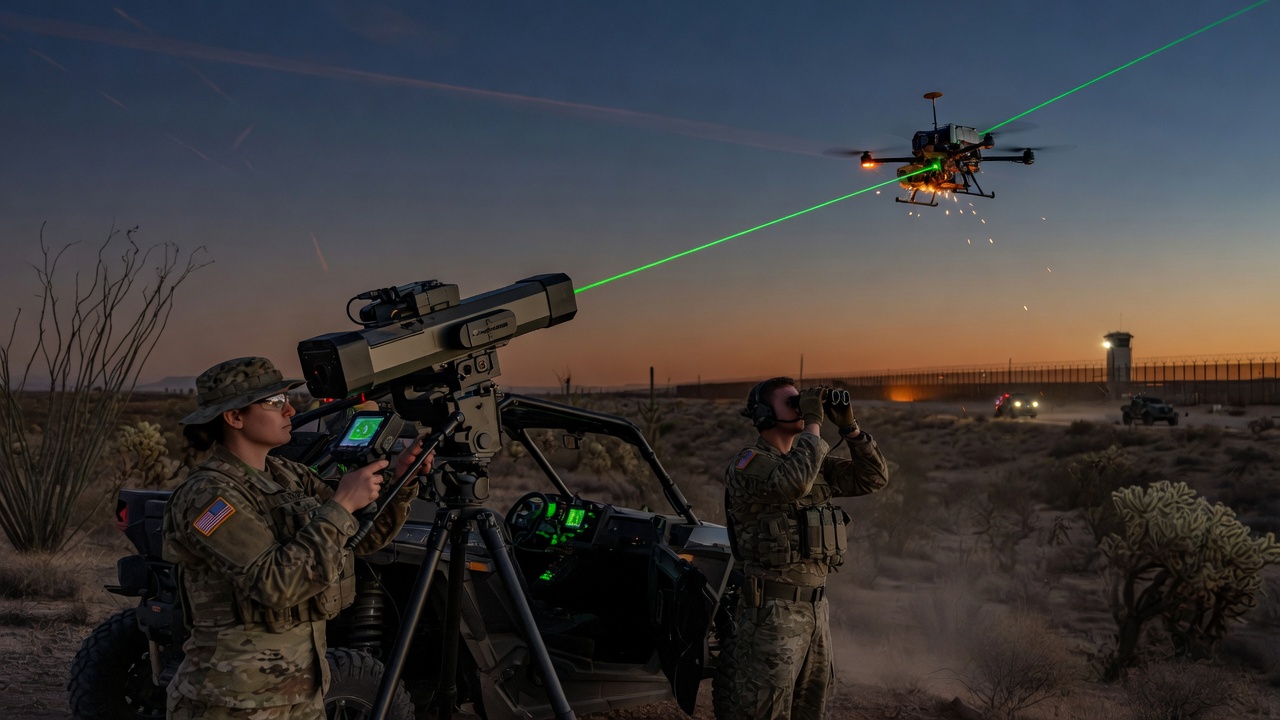 US Military Laser Downs Mexican Cartel Drones In Sci-Fi Border Tech Wins